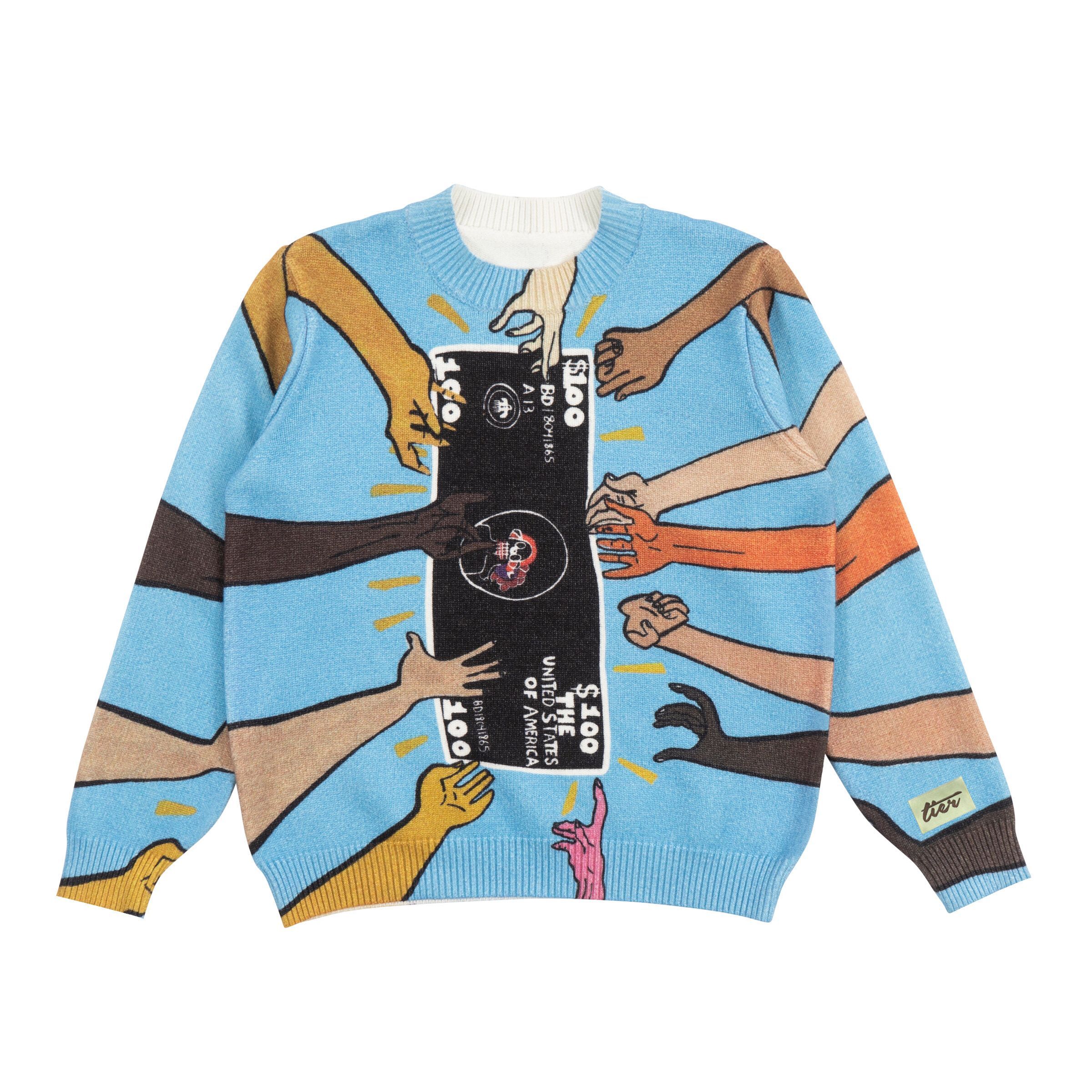 Black Dollar Knit Sweater Black Dollar Knit Sweater