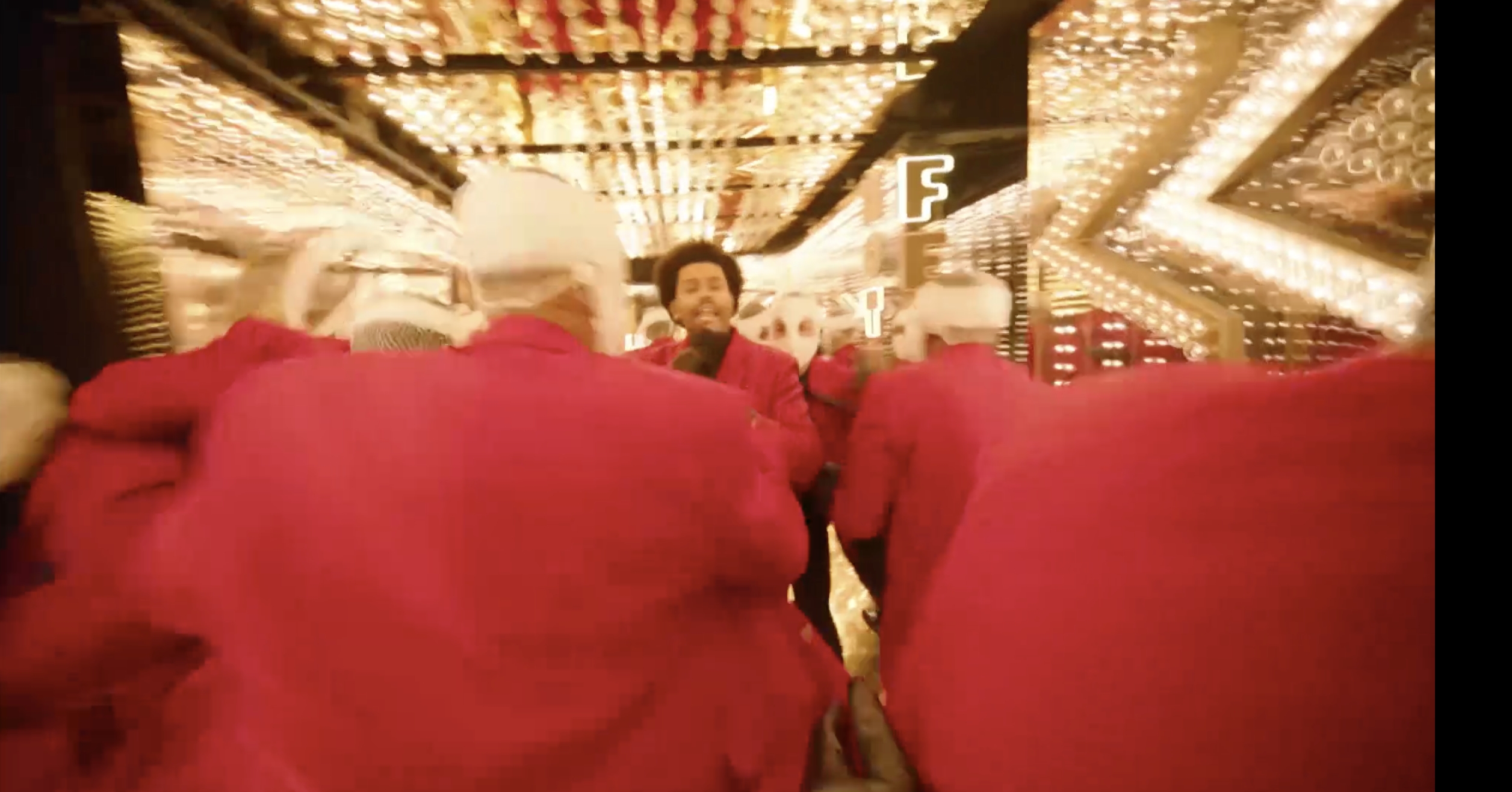 The Weeknd's bandaged dancers the weeknd's bandaged dancers