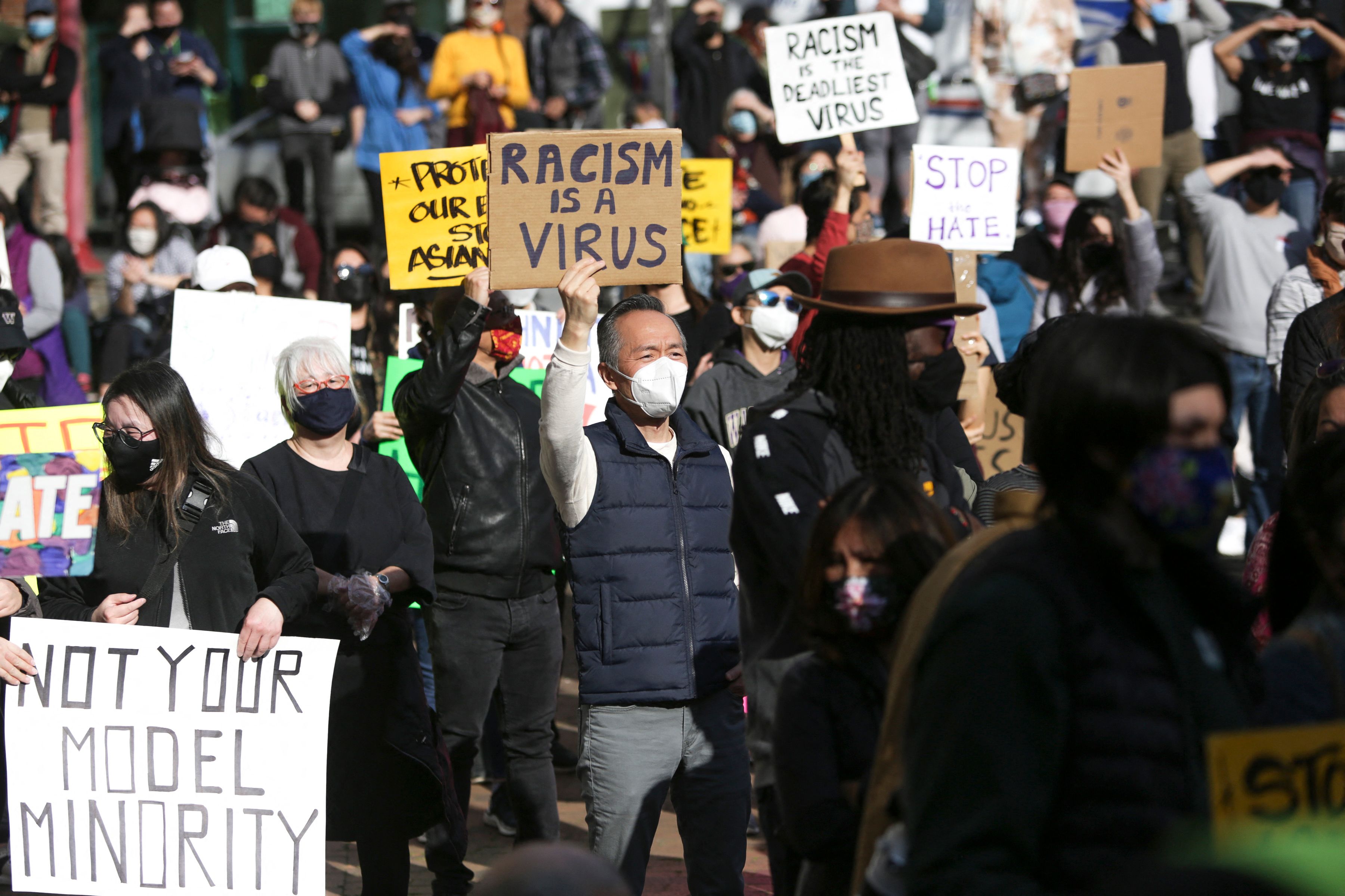 anti asian hate crime rally