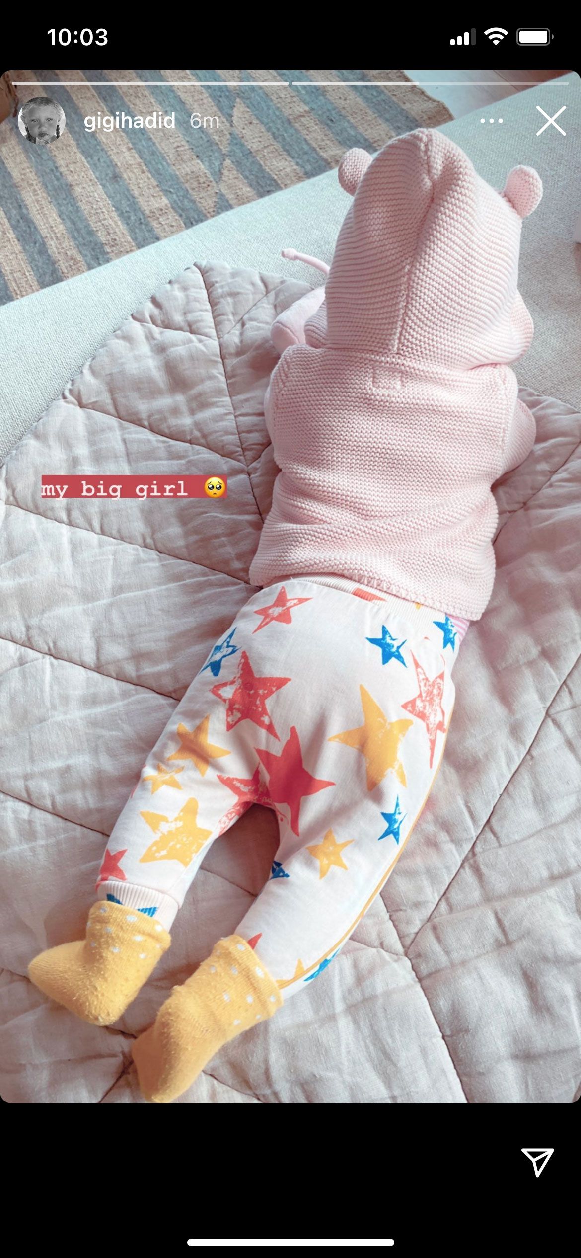 Gigi's baby Khai at five months gigi's baby khai at five months