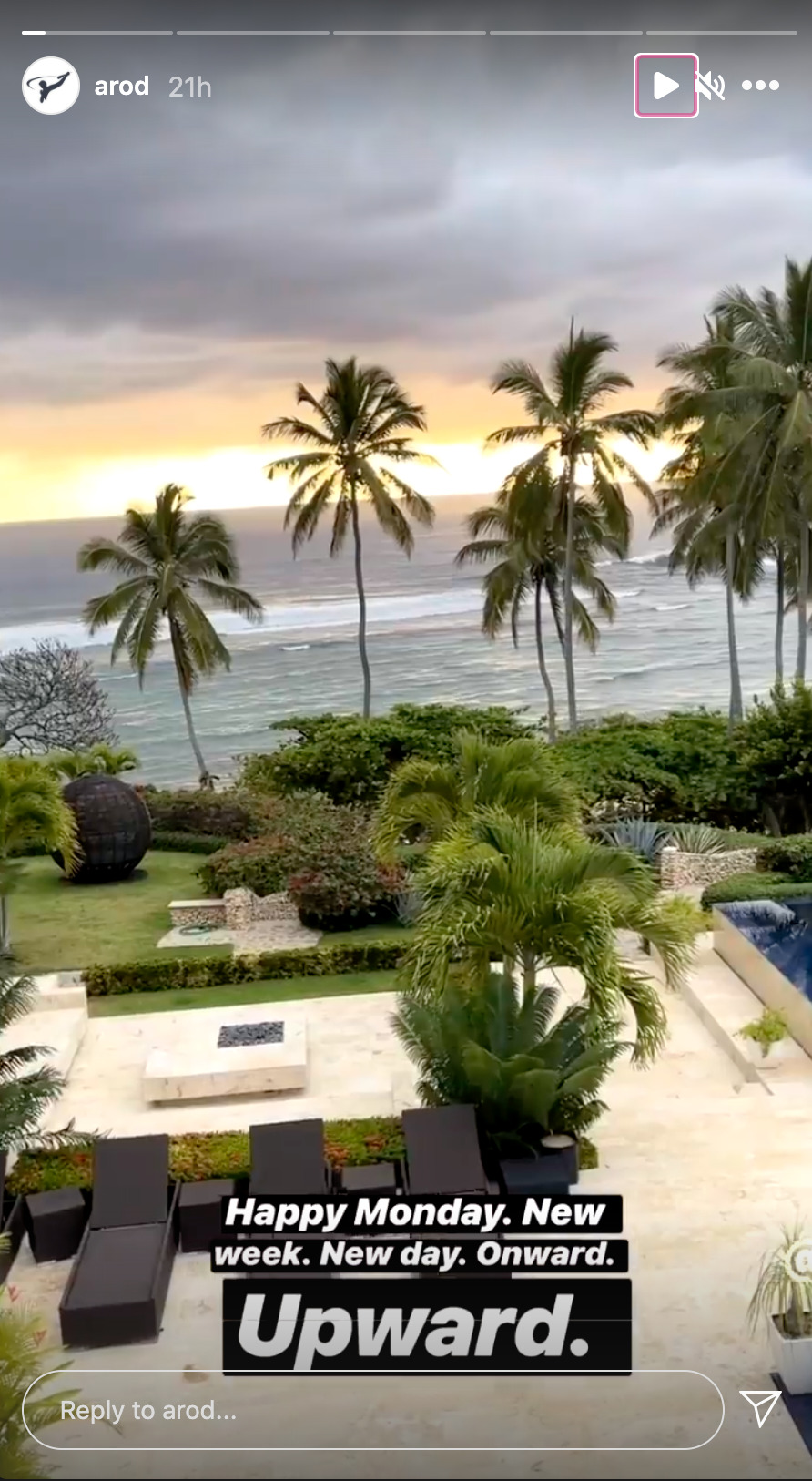 Alex Rodriguez's Instagram from the DR alex rodriguez's instagram from the dr