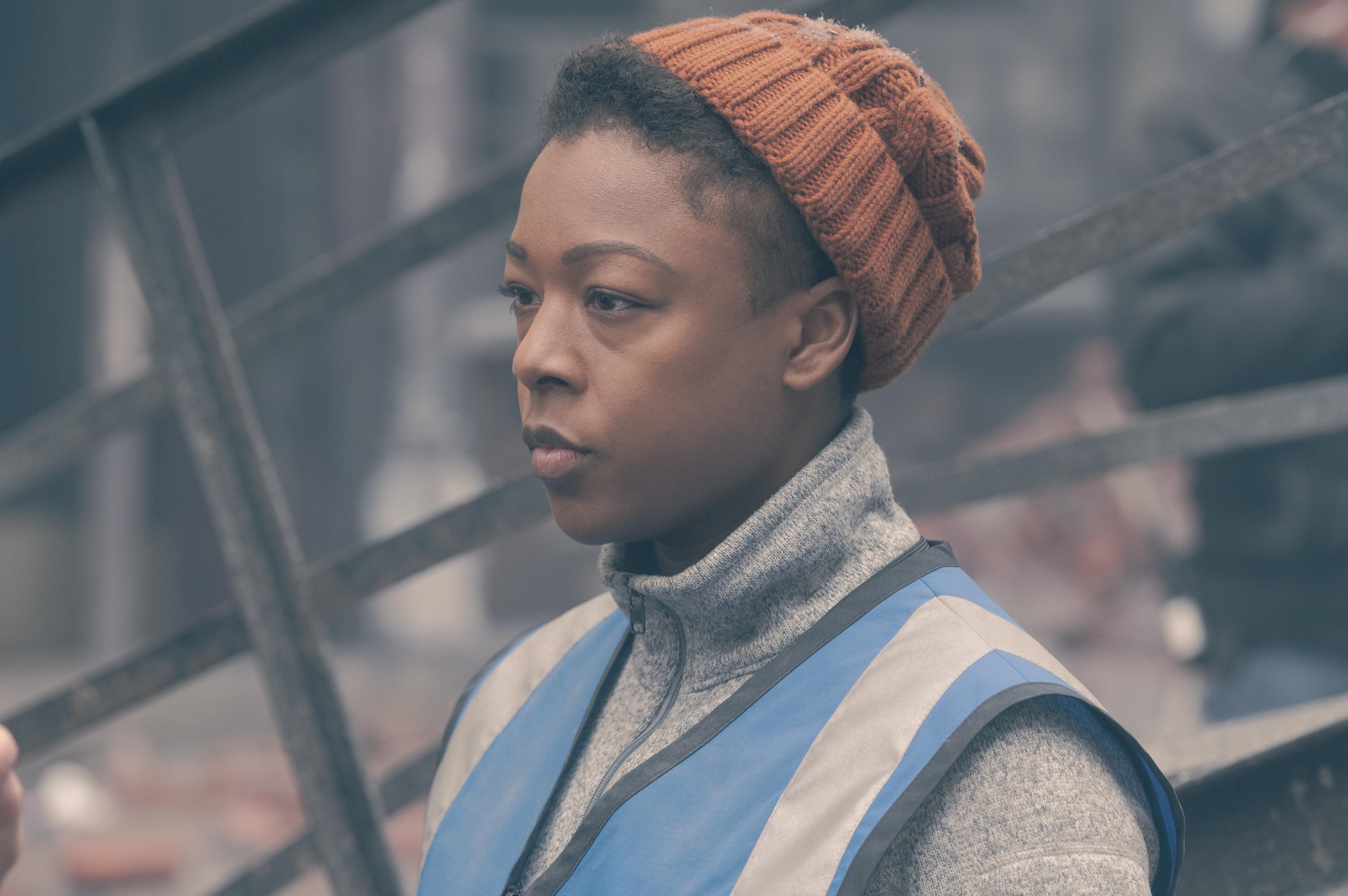 the handmaids tale vows episode 406 after a shocking reunion with a dear friend, june contemplates the possibility of freedom, and confronts the unfulfilled promises shes made to herself and to luke moira samira wiley, shown photo by sophie giraudhulu