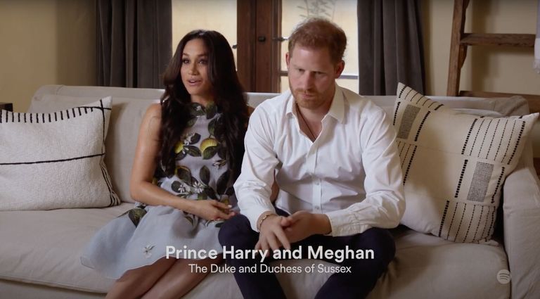 Meghan Markle and Prince Harry during Spotify event meghan markle and prince harry during spotify event