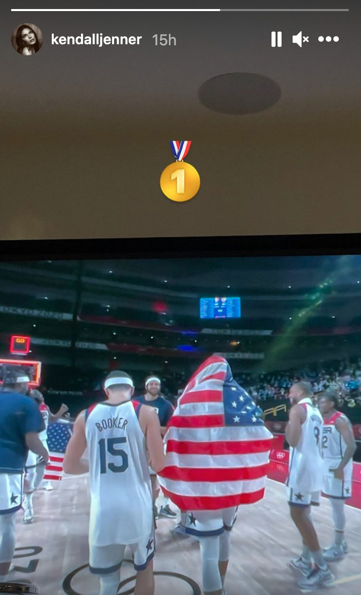 kendall jenner devin booker olympics